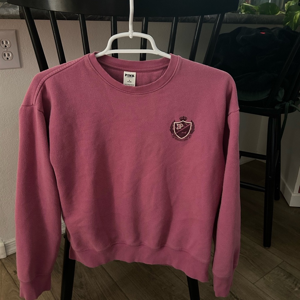 Pink crewneck sweater
